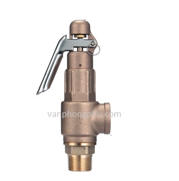 Bronze safety valve with lever0