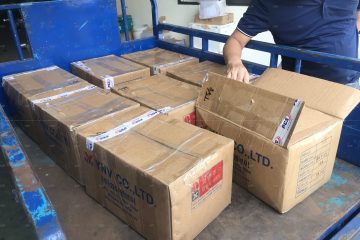 V2P giao 80 bẫy hơi bucket YNV cho khách