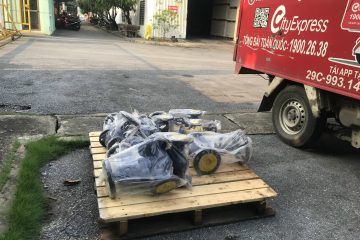 Van hơi cho nhà máy dệt nhuộm vải