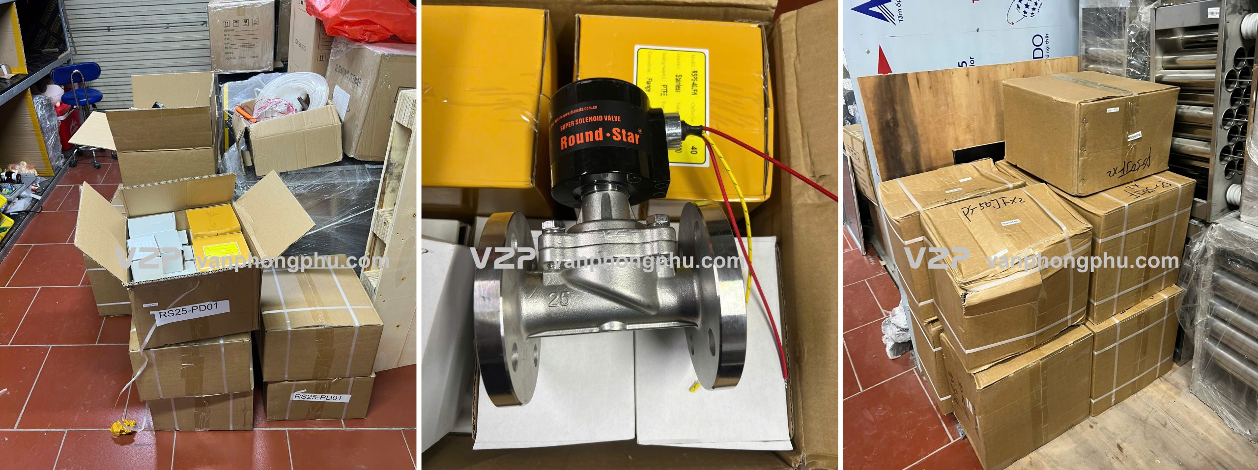 van điện từ hơi nóng Round Star RSPS PN16