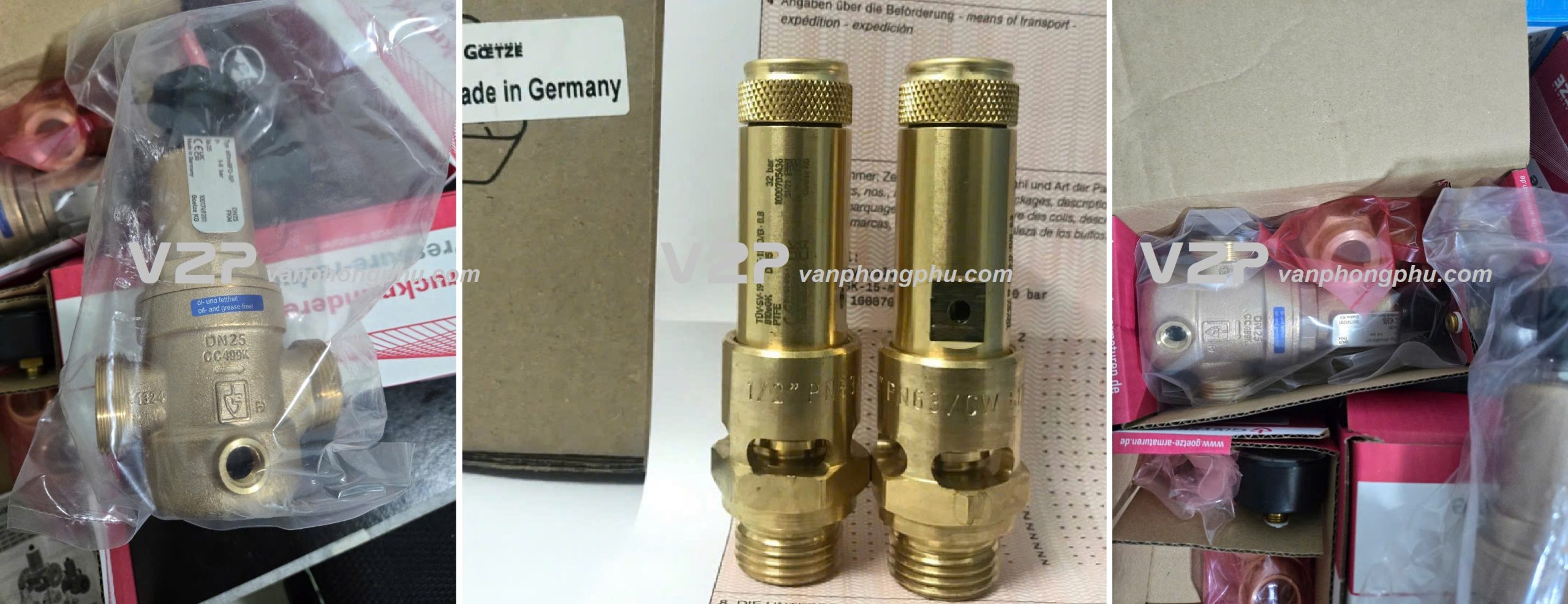 Van giảm áp khí gas Goetze 681